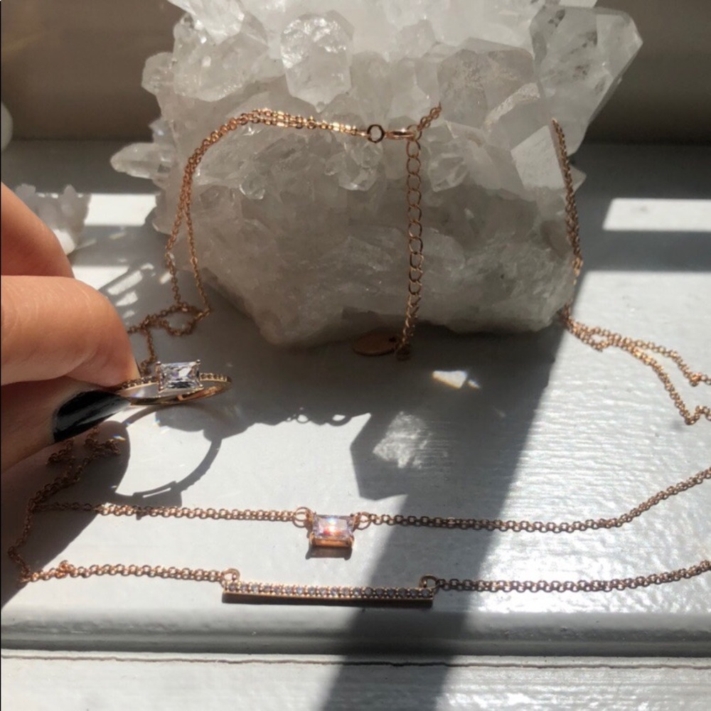 Charmed Aroma Gold Necklace & Ring Set